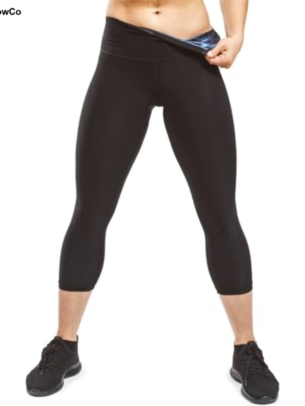 High Waist Sauna Leggings Compression Yoga Pants Thermo Sweat Capris